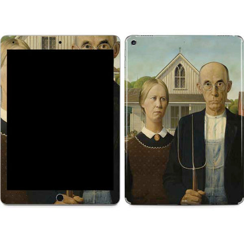 Grant Wood American Gothic iPad Skins